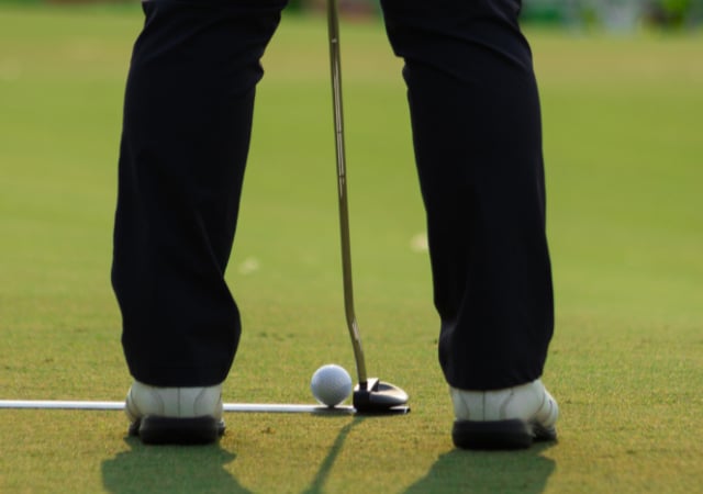 golf stance