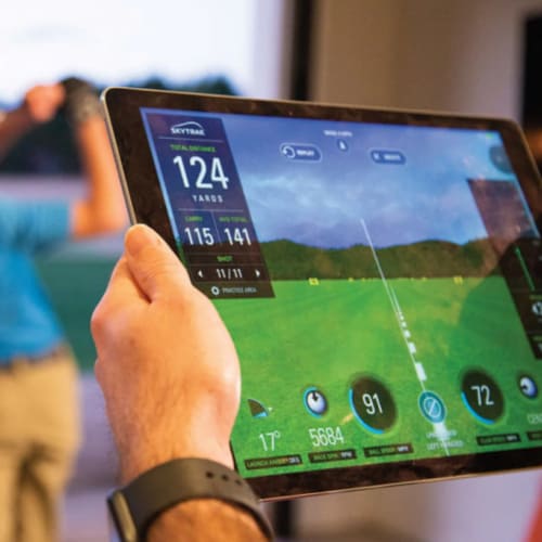 analyzing golf simulator data.
