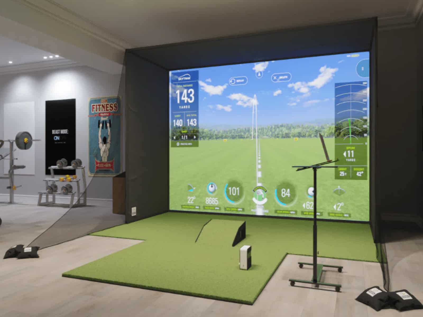 best golf simulators for the garage