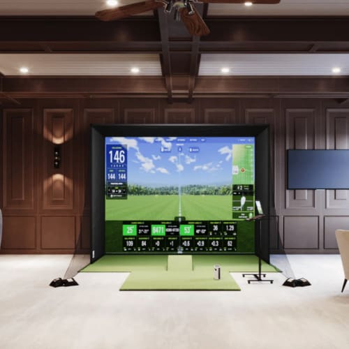 skytrak plus swingbay golf sim