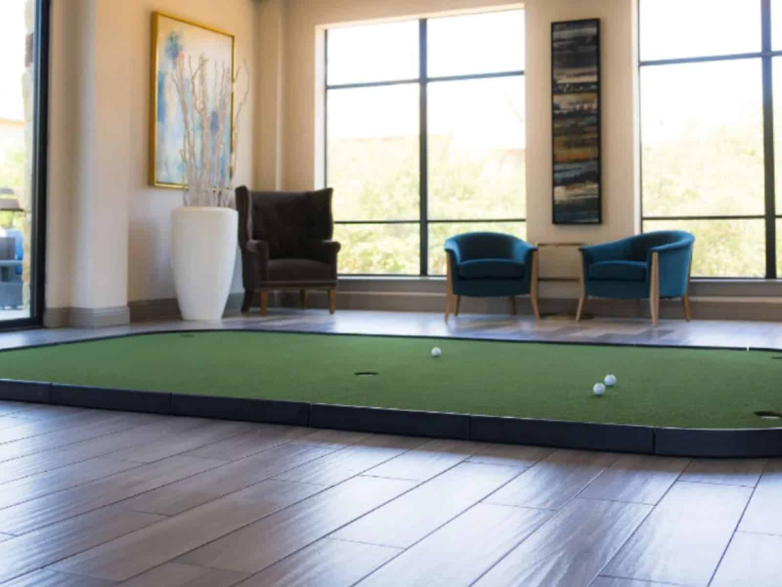 best indoor putting greens for golf simulator