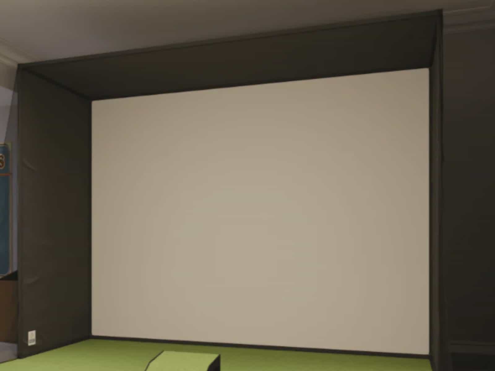 how to select the best golf simulator screen size