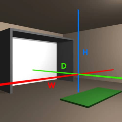 golf sim space