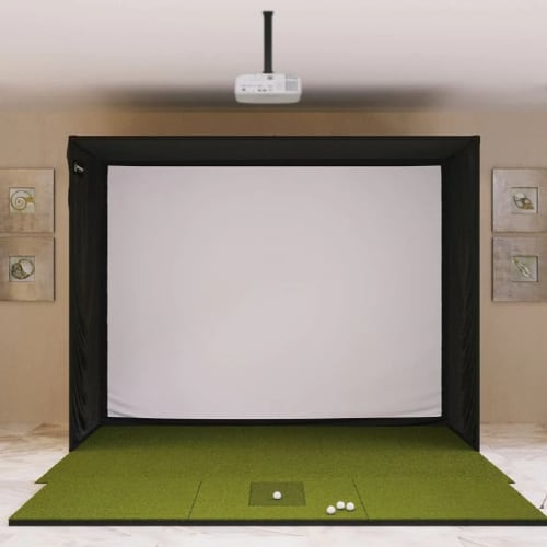hitting screen & projector